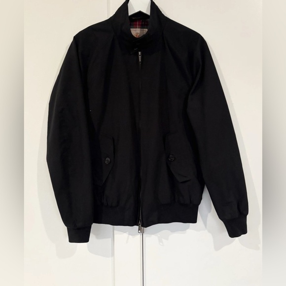 Baracuta High-Neck Zipped Black Jacket men's size 40 Made In England - Picture 2 of 9